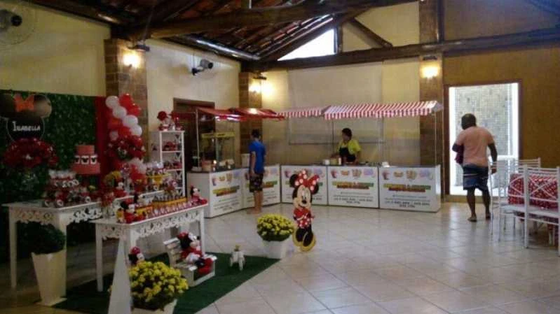 barraquinhas gourmet para festas Americana
