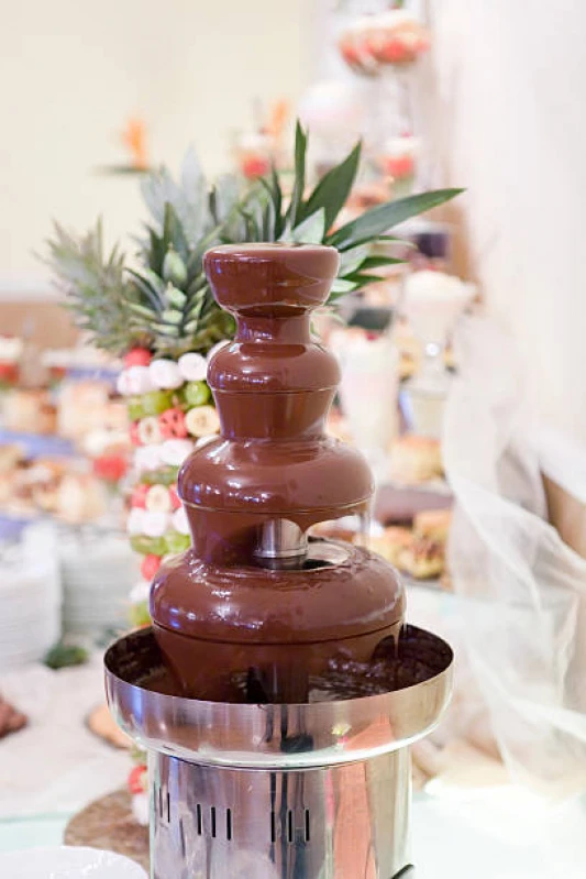 cascata de chocolate