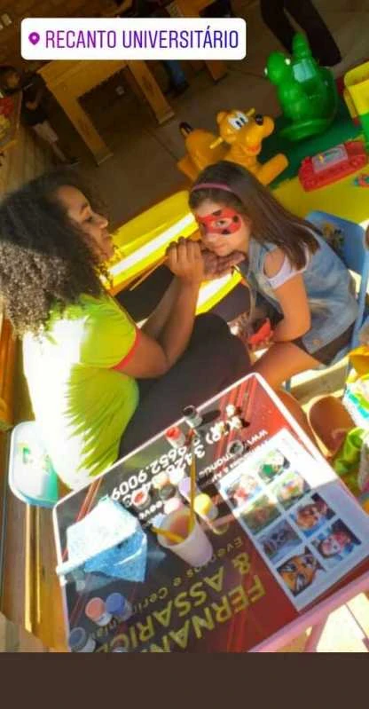 recreação em aniversário infantil